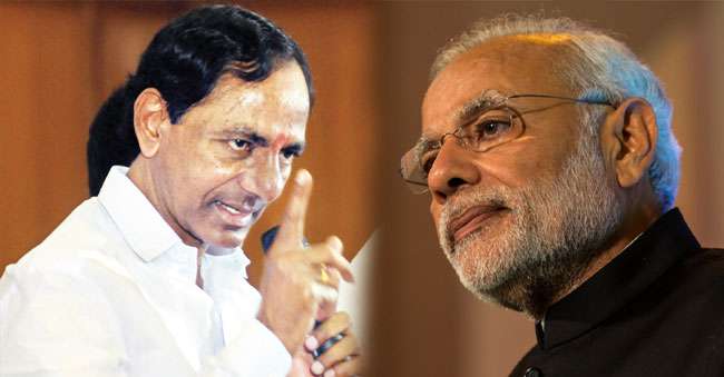 Image result for What Led To Feud Between KCR and Modi?